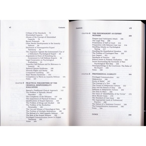 FORENSIC PSYCHOLOGICAL ASSESSMENT An Integrative Approach, Hardcover ©1991 - Picture 4 of 4